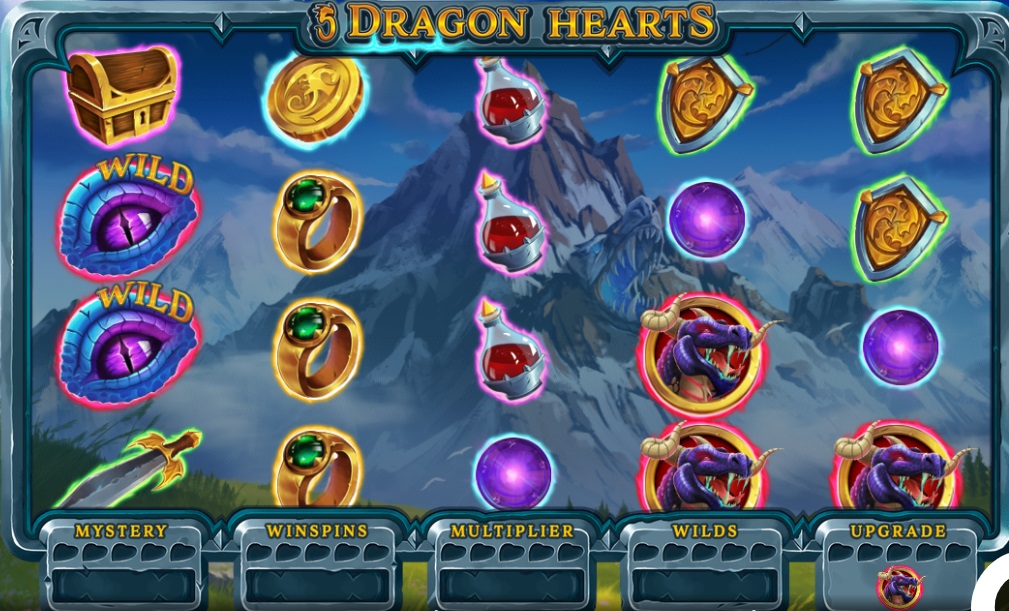 Hrací automat 5 Dragon Hearts