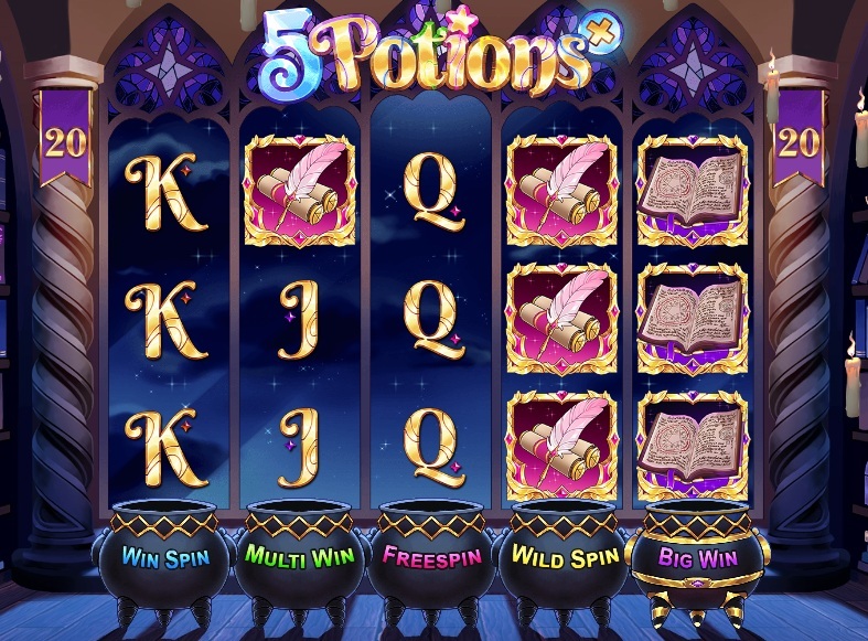 Online automat 5 Potions +