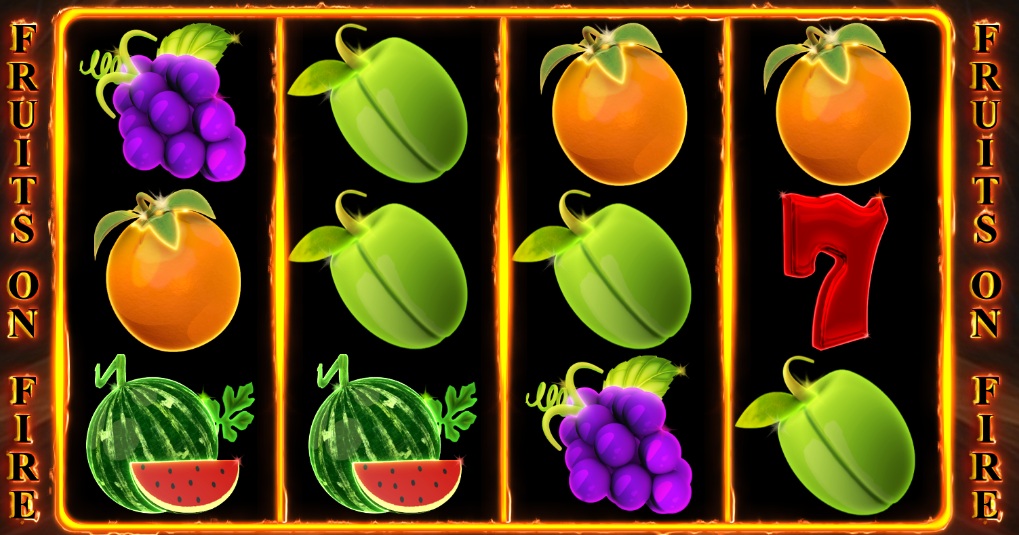 Online automat Fruits on Fire